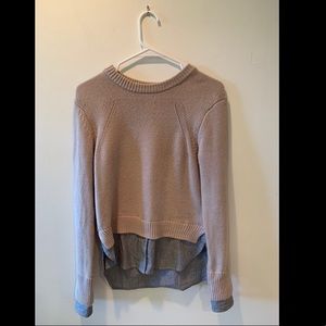 Brochu Walker layered sweater